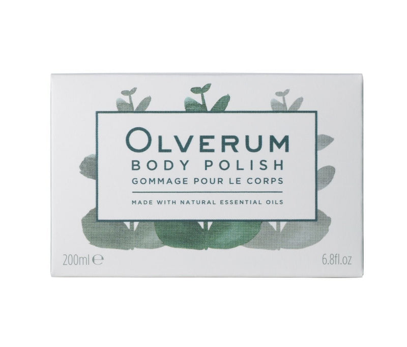 Olverum Body Polish 200ml, imported from the UK