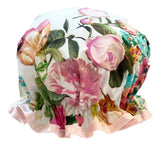 Shower Goddess satin shower cap English Garden - British product
