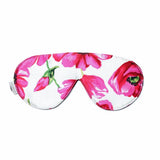 Elizabeth W poppy silk sleep mask (British brand)