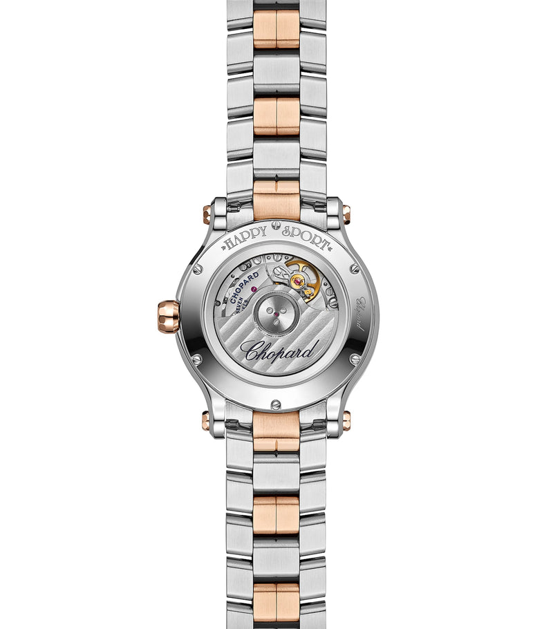Chopard Happy Sport Automatic Watch rose gold stainless steel 33mm (British brand)