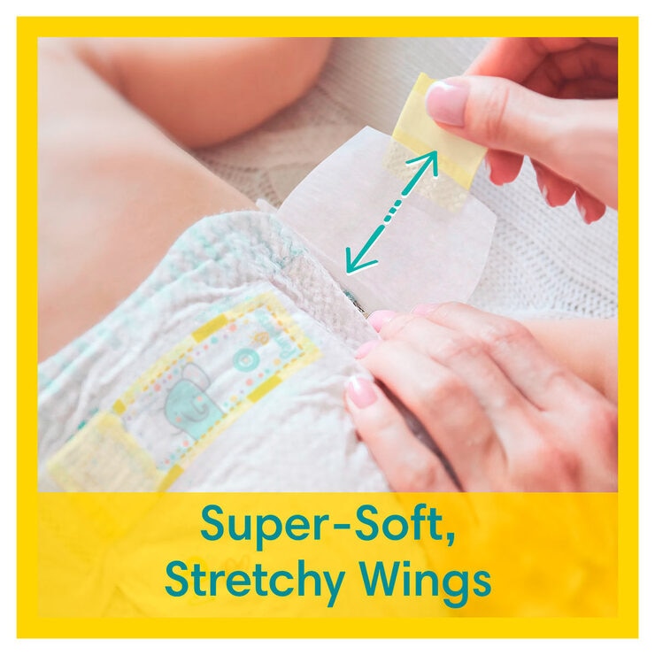 Pampers New Baby Nappies Size 1 80 Pack, imported from the UK
