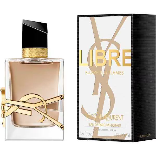 YSL Libre Flowers and Flames perfume 50ml, imported from the UK
