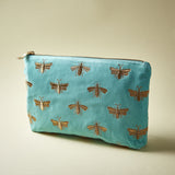 fortnum Elizabeth Scarlett Honey Bee Every Day Pouch, Blue Turquoise, 20x30cm- Buy online at McGrocer