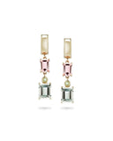 Crux London Bloom huggie hoop earrings, imported from the UK