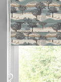 Laura Ashley Hartington roman blind 100% cotton countryside deer print - British product