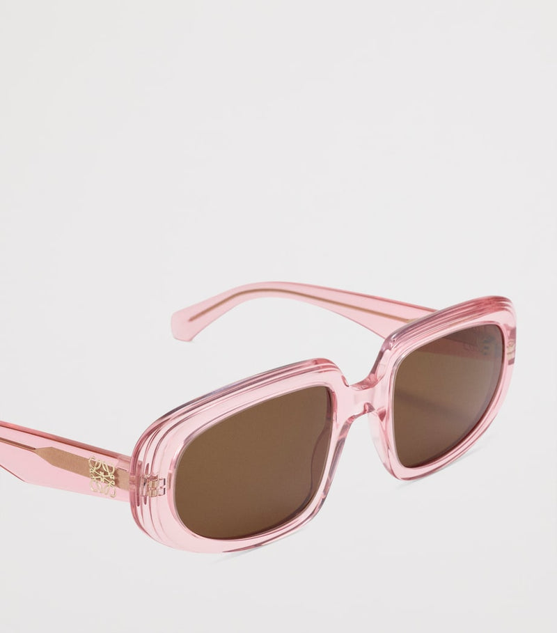 LOEWE rectangular steps acetate sunglasses - British product