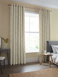 Laura Ashley curtains pale gold Rowena pattern, UK version