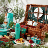 fortnum Fortnum's Camellia White Wicker Hamper for Two- Buy online at McGrocer
