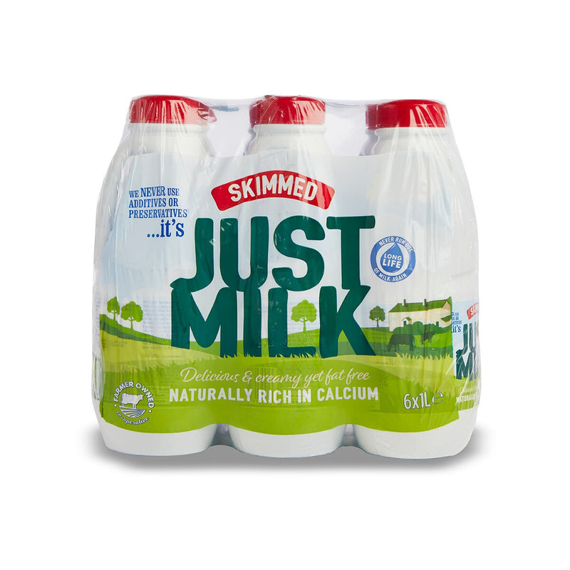 Candia UHT skimmed milk 6 x 1L - British product