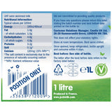 Candia UHT Semi-Skimmed Milk 6 x 1L - British product
