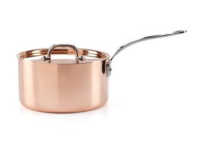 fortnum Samuel Groves 26cm Copper Induction Sauté Pan with Lid- Buy online at McGrocer