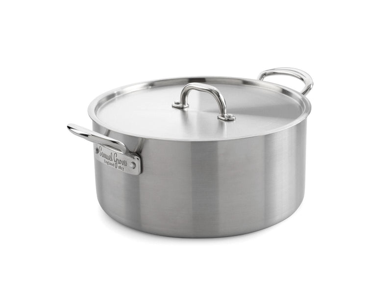 Samuel Groves tri-ply casserole pan with lid 26cm (British brand)