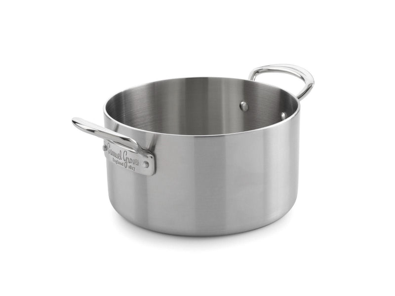 Samuel Groves tri-ply casserole pan with lid 26cm (British brand)