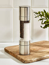 Next Steel Two in One Salt and Pepper Grinder- Buy online at McGrocer