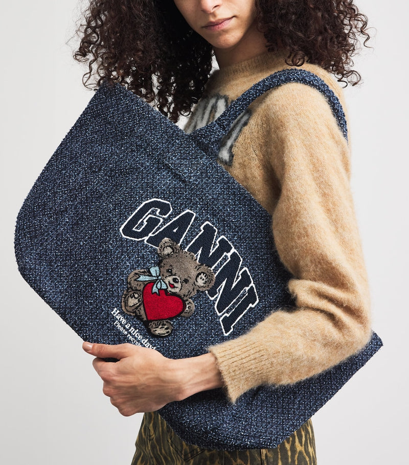 GANNI medium bear tote bag, UK version