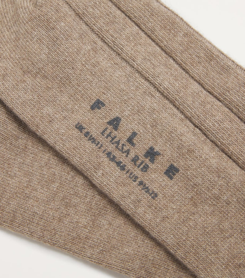 Falke wool-cashmere blend Lhasa ribbed socks, UK version
