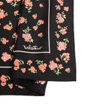 Valentino Garavani silk floral scarf 90x90, imported from the UK