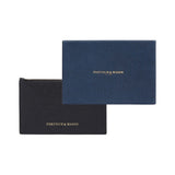 Fortnum's zip credit card holder in navy (British brand)