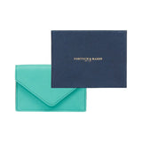 Fortnum's Flap credit card holder Eau de Nil, UK version
