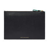 fortnum Fortnum's Medium Zip Pouch in Navy- Buy online at McGrocer