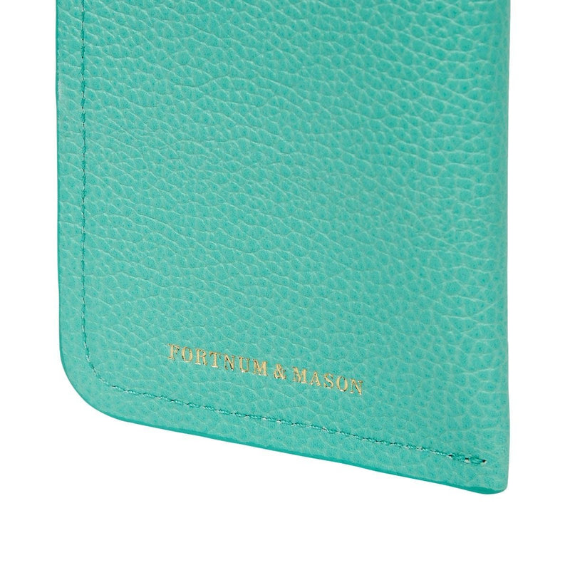 Fortnum's Eau de Nil leather glasses case, imported from the UK