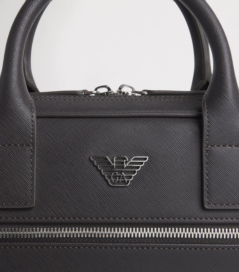 Emporio Armani Saffiano Leather Briefcase, UK version