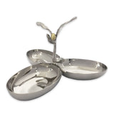 fortnum Culinary Concepts Olive Three Section Server Serving Dish- Buy online at McGrocer