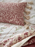 Historic Royal Palaces antique rose pink polyester cushion 30x50cm, UK version