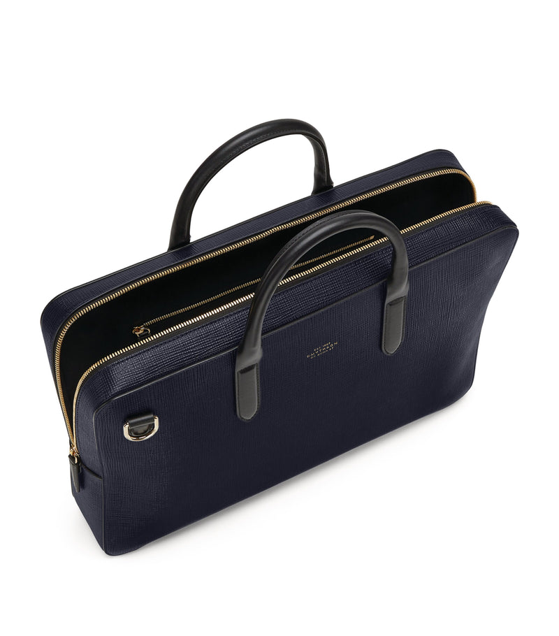 Smythson Leather Briefcase (British brand)