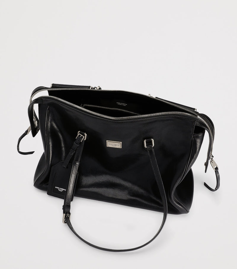 Dolce&Gabbana Vittoria calfskin shoulder bag - British product