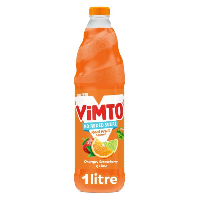 Vimto Remix Orange Strawberry & Lime Squash 1L GOODS M&S