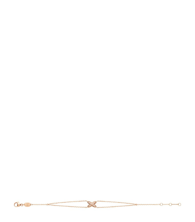Chaumet Jeux de Liens rose gold diamond bracelet - British product
