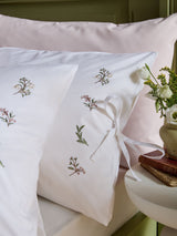 Next Historic Royal Palaces Victoria Sprigs Rose Pink 200 Thread Count Pillowcases (Set of 2)- Buy online at McGrocer