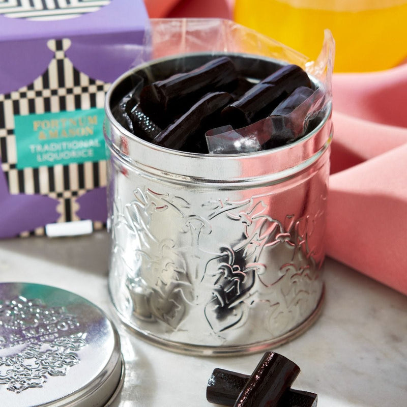 Fortnum & Mason traditional liquorice sweet tin 120g, UK version