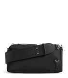 AMI Paris Canvas Marcel Messenger Bag H23cm W40cm D16cm, UK version
