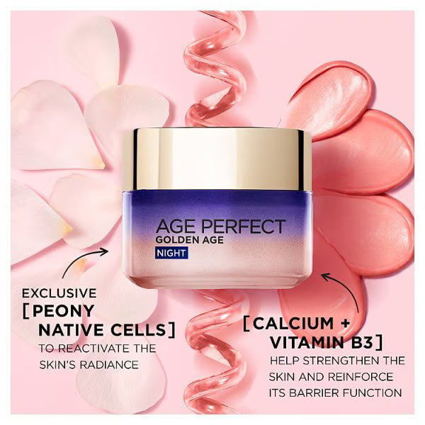 L'Oréal Paris Age Perfect Golden Age Night Cream 50ml, UK version