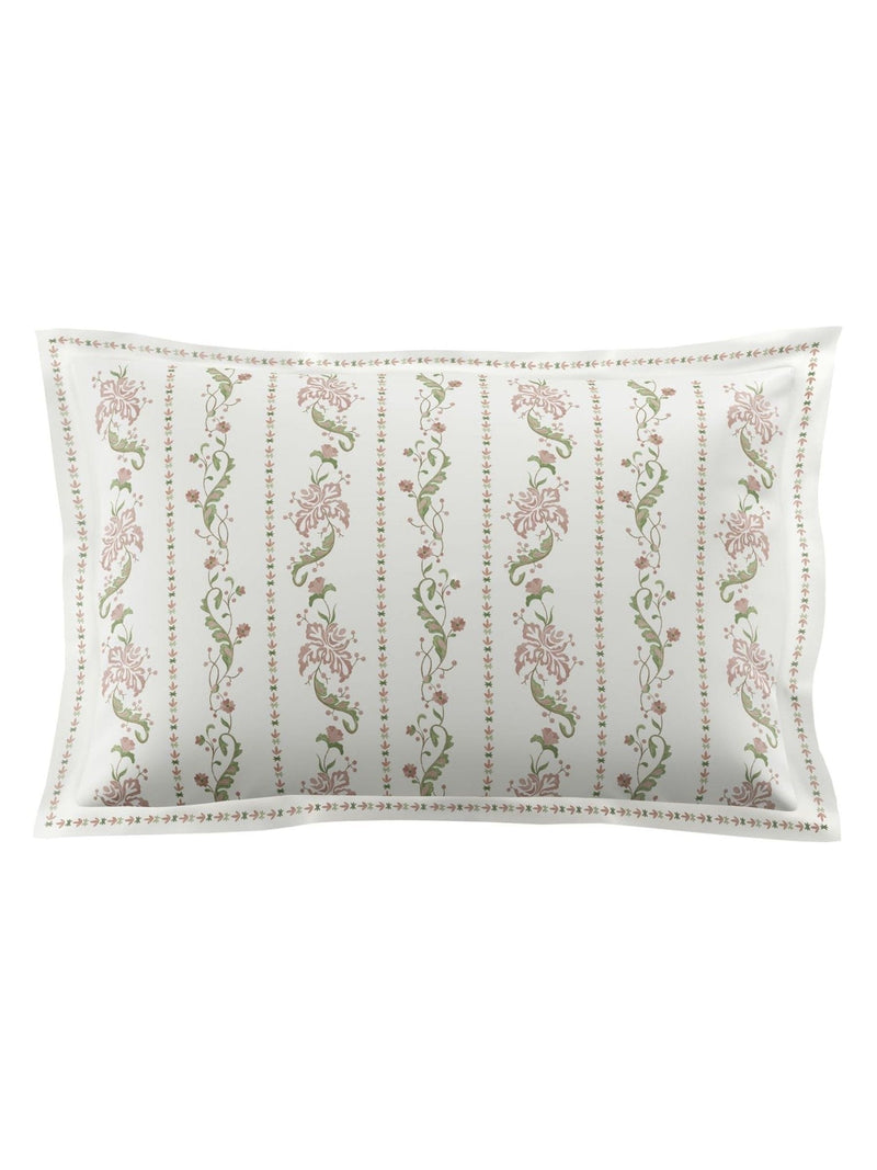 Historic Royal Palaces clay pink sage waistcoat pillowcases - British product