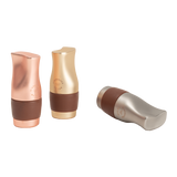 L'Atelier du Vin set of 3 wine stoppers pink silver gold (British brand)