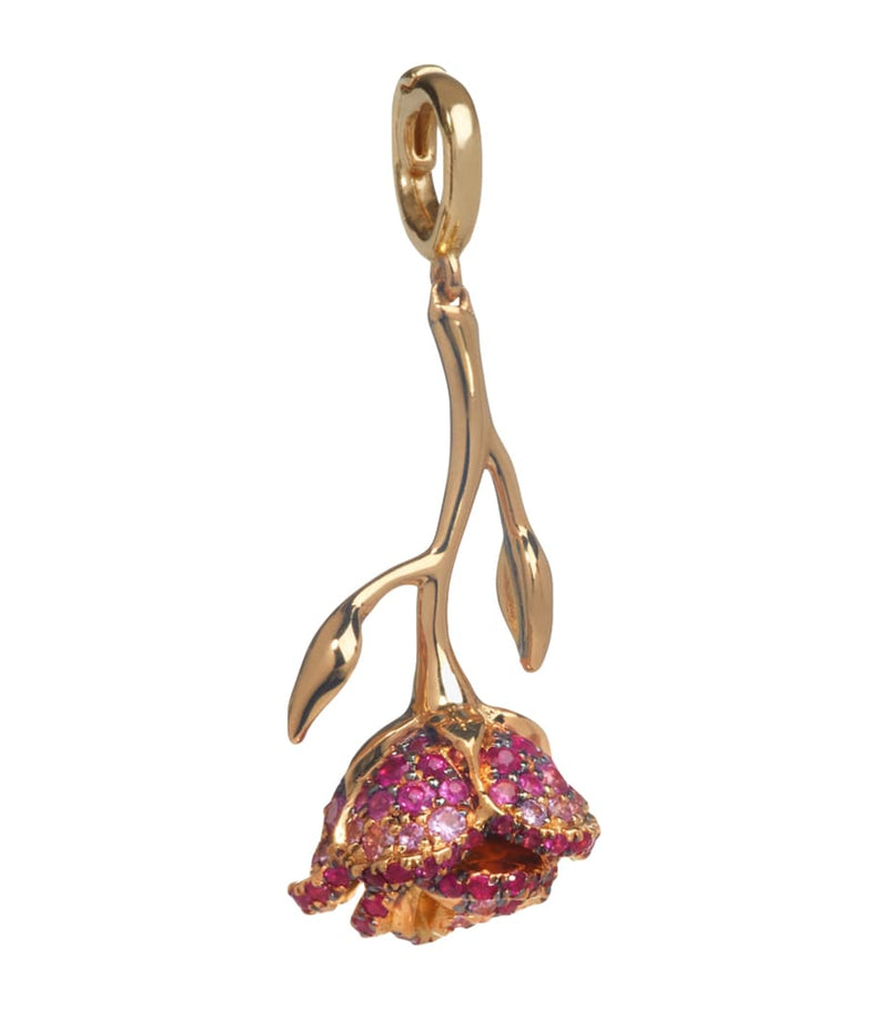 Annoushka Wild Rose charm yellow gold sapphire (British brand)