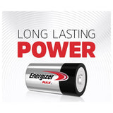 Energizer Max Alkaline D batteries pack of 4, UK version