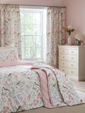 Dreams & Drapes Pink Caraway quilted bedspread 200x230cm - British product