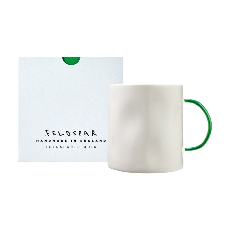 Feldspar Pond Green coffee cup 7oz bone china (British brand)