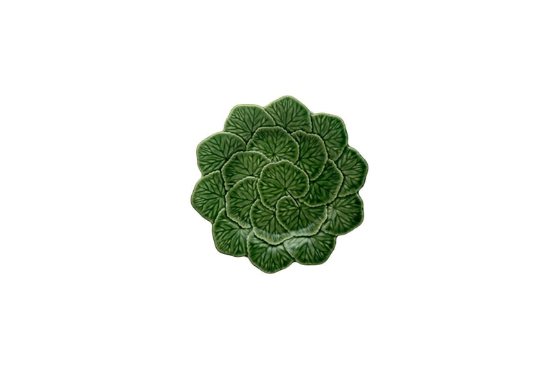 Bordallo Pinheiro ceramic fruit plate geranium 22cm, UK version