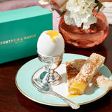 fortnum Fortnum & Mason Silver Plated Egg Cup and Spoon- Buy online at McGrocer