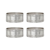 Fortnum's silver plated napkin rings set of four (British brand)