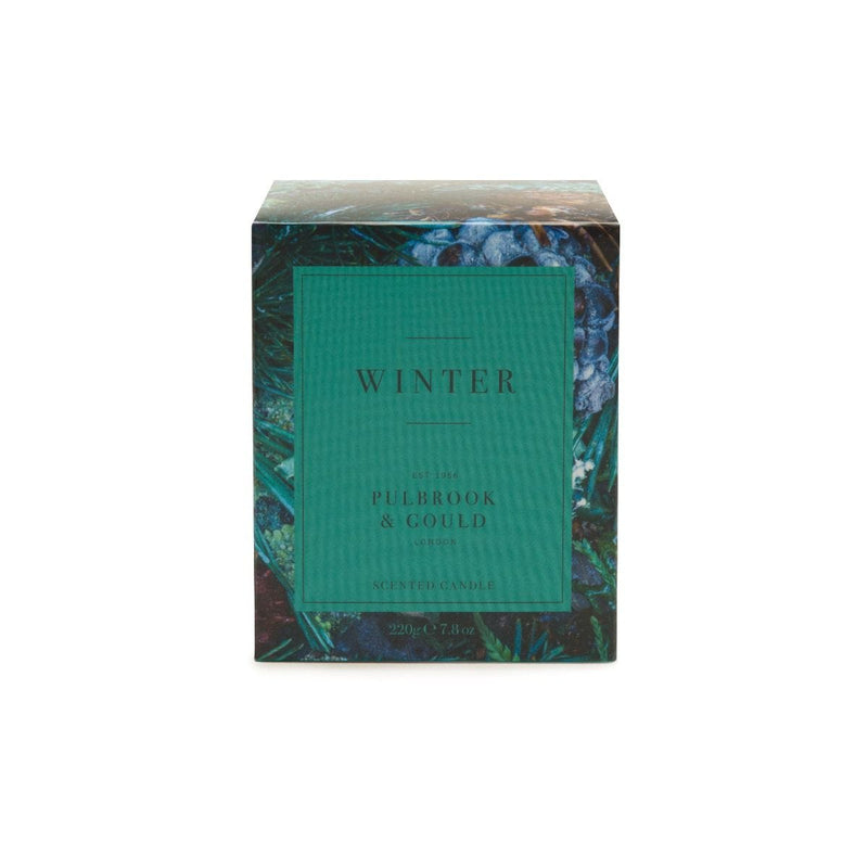 Pulbrook & Gould winter candle 220g (British brand)
