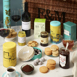 Fortnum and Mason wicker gift hamper with teatime treats - British product