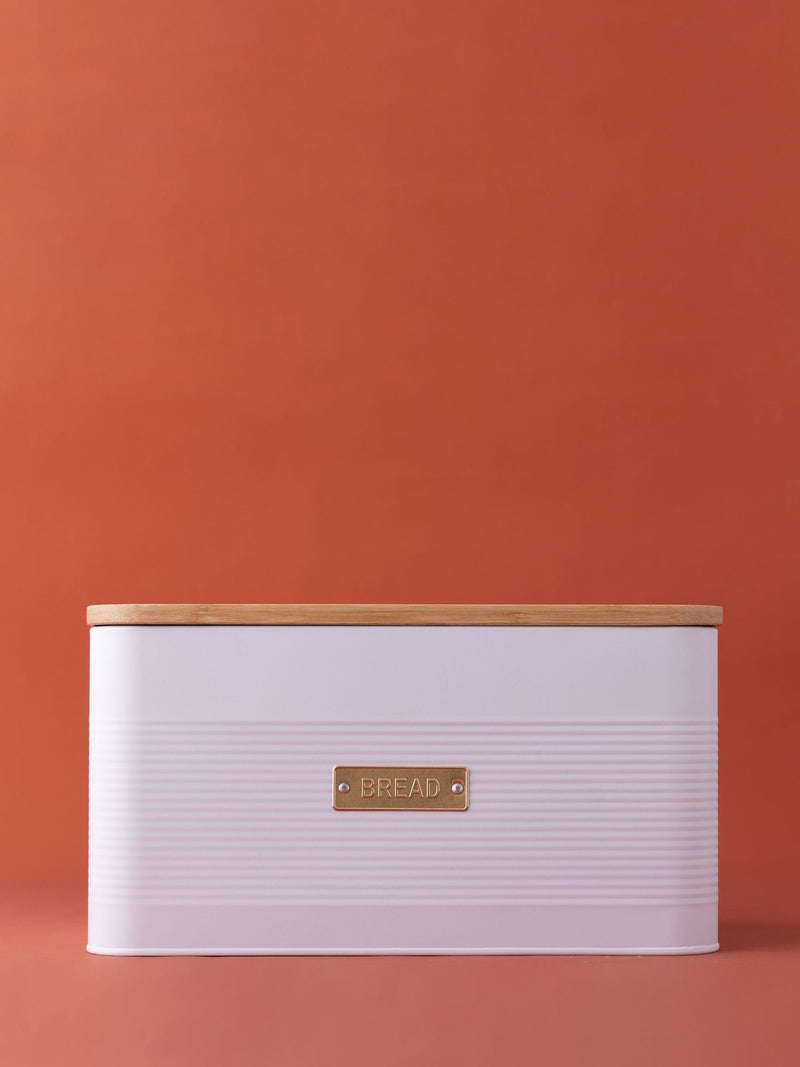 Typhoon White Otto Square bread bin 9.5L (British brand)