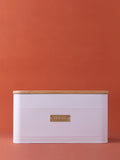 Typhoon White Otto Square bread bin 9.5L (British brand)