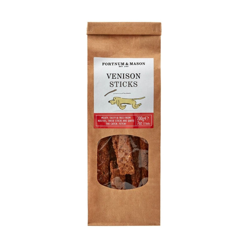 Handmade Norfolk venison dog treat sticks, UK version